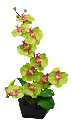 Arreglo Orquídea Floral Artificial Decoración Y Regalo