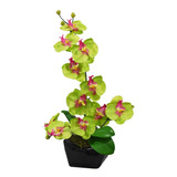 Arreglo Orquídea Floral Artificial Decoración Y Regalo