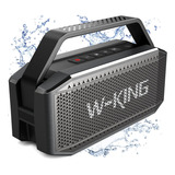 W-king Altavoces Bluetooth Portátiles Con Subwoofer, 60 W Color Negro 110v