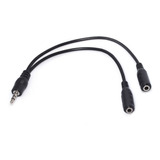 Adaptador Splitter Audio Mini Plug 3,5 2 Auricular Parlantes