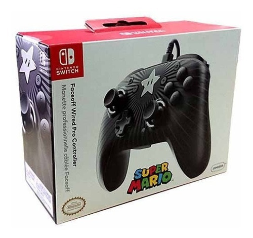  Control Pro Alámbrico Nintendo Switch Mario Star