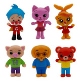 6pcs Plim Plim Clown Figura Modelo Juguete Regalo For Niños