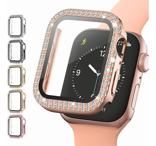 Funda Diamond Para Apple Watch Series 8 7 Se 3 4 5 6 2 1