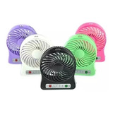 Mini Ventilador Portatil Recargable 3 Velocidades 10 Pzs