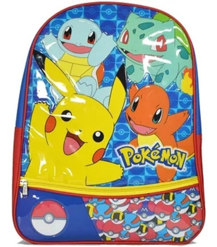 Mochila Ruz Primaria Modelo Pokemon | Pikachu Y Amigos