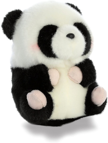 Peluche Hermoso Panda Marca Aurora Altura 13cm Felpa Suave