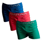 Pack X3 Boxer Niños Algodón Sin Costura Talles 4 Al 16 Barak