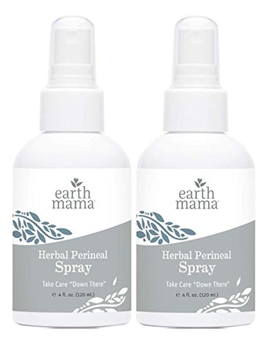 Earth Mama Herbal Perineal Spray Para El Embarazo Y El Pospa