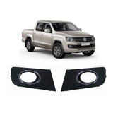 Jgo X2 Parrilla Lateral Vw Amarok 2010 11 2012 2013 Aro Crom