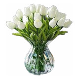 24 Tulipanes Artificiales Deco Eventos Premium