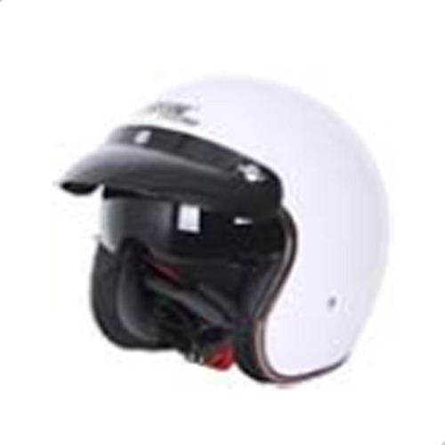 Casco 3/4 P/choper Dot Blanco Talla L