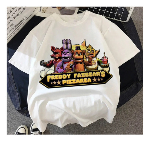 Polera Unisex Five Nights Freddy's Game Videojuego Estampado