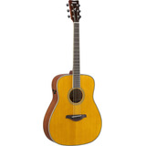 Violão Yamaha Fg-ta Transacoustic Natural Aço Elétro-acústic