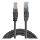 Cable De Red Utp Cat 5e 100% Cobre 50 Mtrs Gris Certificado