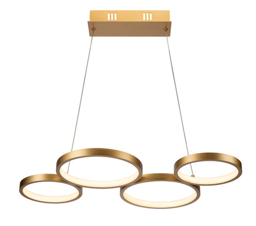 Colgante Led Candil Midlait Dorado Elegante Moderno