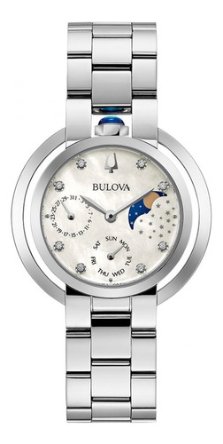 Reloj Bulova Rubaiyat 96p213 Dama Diamantes Original