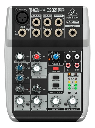 Console Behringer Q502usb Xenyx De Mistura 120v