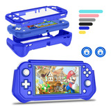 Funda Protectora Para Nintendo Switch Lite Color Azul Marino