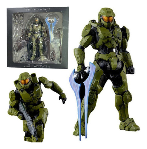 Reeditar Halo Infinite 1/12 Halo 5 Master Chief Acción Fi [u