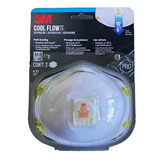 3m Respirador Barbijo 8511 C/válvula N95 Cool Flow Pack X 2