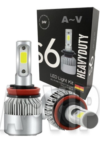 Luces Led Cree S6 24v Exclusivo Camion Micros Auto H4 H7 H3