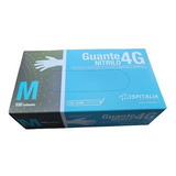 Guante Nitrilo 4g Hospitalia Caja De 100 Uni Talla S - M - L