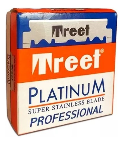 Treet Platinum Hojas De Afeitar Para Navaja Barbería X100