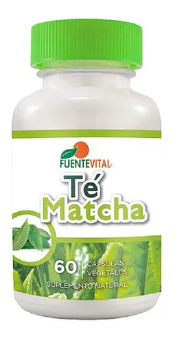 Te Matcha Puro Fv 60 Caps 1x60 450 Mg. Reductor De Grasas Sabor Natural / 1 Frasco