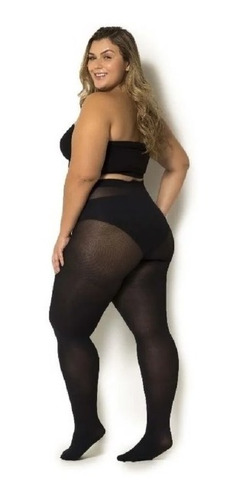 Meia Calça Grossa Trifil Opaca Plus Size Fio 80 