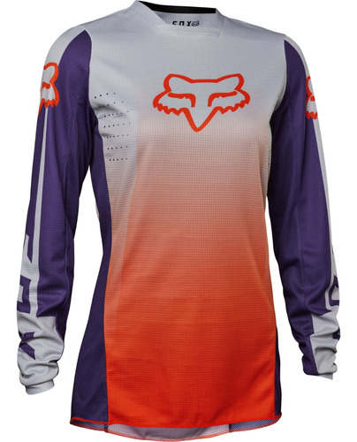 Jersey Fox 180 Leed Motocross Enduro Mx Flo Orange Dama 