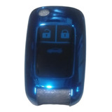 Funda Tpu Llave Chevrolet Control Navaja Cascara Azul