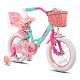Bicicleta Infantil Joystar Unicorn Para Niñas R12 Multicolor