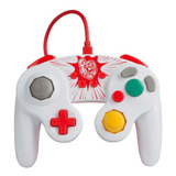 Controle Fio Power-a Wired Gamecube Mario Nintendo Branco