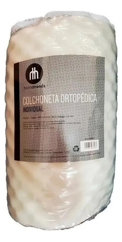 Sobre Colchon Colchoneta Ortopedica Individual + Envio