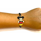 Pulsera Mickey Mouse Miyuki Delica Accesorios Moda Artesanal