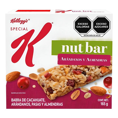 Barra Kellogg's Special K Arándanos Y Almendras Paquete 5pzs | MercadoLibre