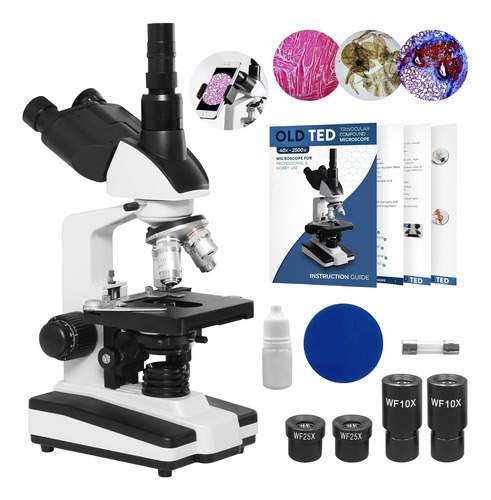 Microscopio Trinocular Optico Profesional Entrega Inmediata