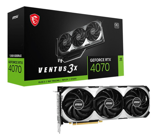 Tarjeta Video Msi Geforce Rtx 4070super Ventus3x 12g Oc  