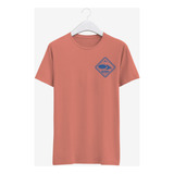 Remera Picton Fuego Sagrado Logo Chico Coral