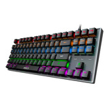 Teclado Gamer Mecanico Imice Mk-x60 Iluminado Switch Azul