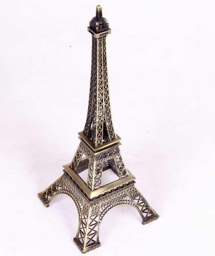 Torre Eiffel Paris 18 Cm  Decoración Souvenir Incluye Cajita