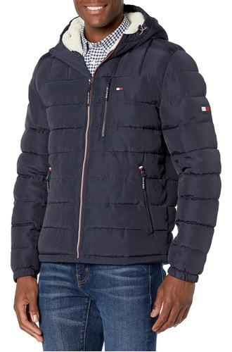 Chamarra Tommy Impermeable Sport Puffer Caballero Cth03