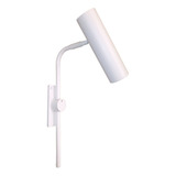 Aplique Velador Movil Led De Pared Con Cable Para Enchufar