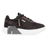 Zapatillas Fila Tormo Mujer En Negro Y Blanco | Moov