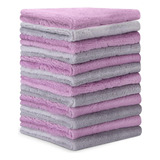 Microfiber Cleaning Cloth - Pack Of 12 Kitchen Towels -