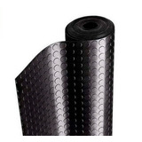 3m² Piso Borracha Moeda Preto 2mm X 3mt Comp X 1mt Larg