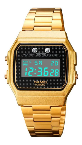 Reloj Skmei 1952g Gold , Alarma , Cronometro, Illuminator, 