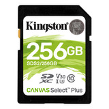 Tarjeta Microsd Kingston Canvas Select Plus Sds2/256gb C10