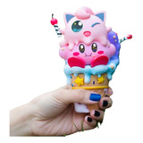 Figura De Acción Kirby Cuye Con Helado De Pokémon Hot 15 Cm