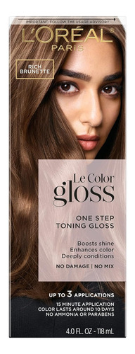 Tinte L'oreal Paris Le Color Gloss Sin Amoniaco Ni Parabenos